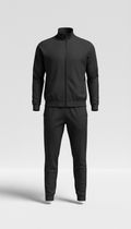 Slim Fit Black Tracksuit Pants